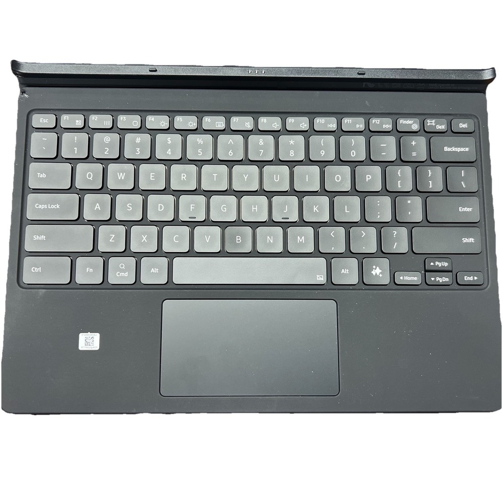 Samsung Galaxy Tab S7+ S8+ Keyboard Cover Trackpad EF-DT970 OEM Black Untested
